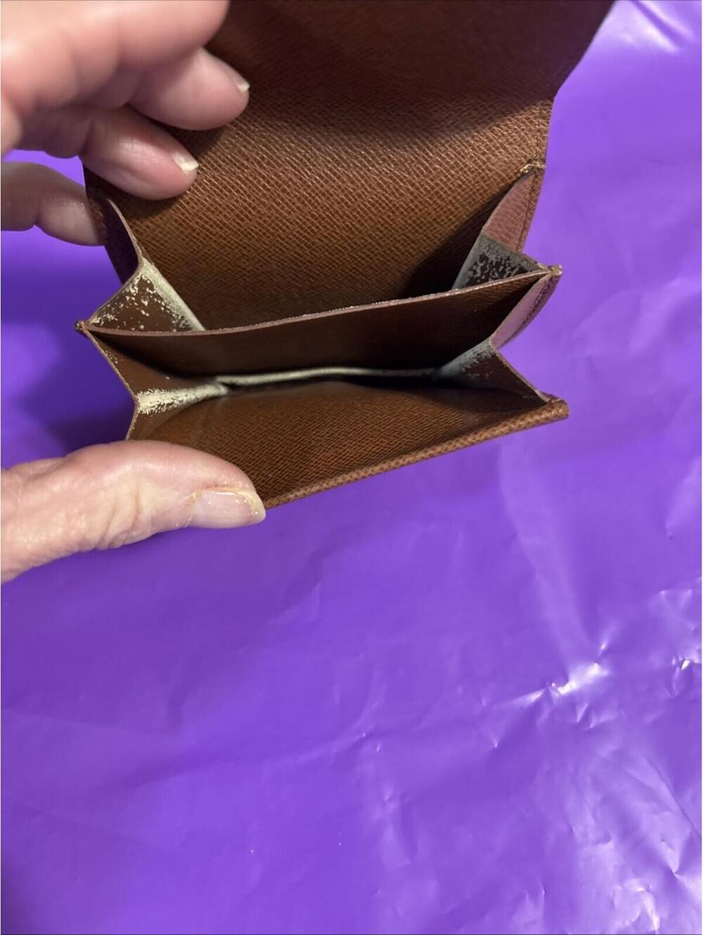 Auth Louis Vuitton Monogram Porte Monnaie Gousset Coin Purse Wallet M61970 PVC - Picture 6 of 16